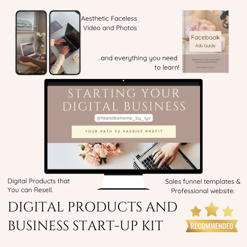 Digital Products and Business Start-up Kit