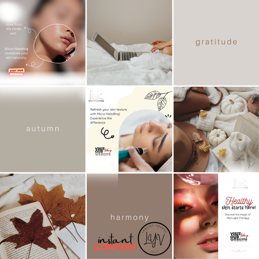 Instant Content by LYV | 20 Custom Social Media Images